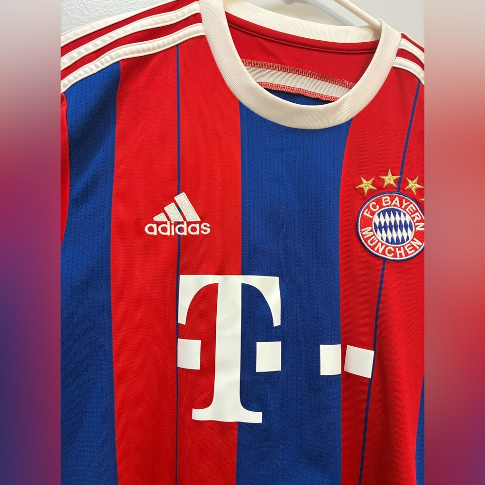 Adidas Bayern Munich Red and Blue Jersey